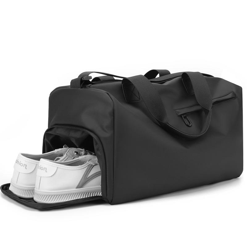 New leisure travel bag waterproof fitness bag men's outdoor travel large-capacity messenger bag dry and wet separation handbag