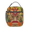 Ethnic Totems Of Indians Tiki Insulated Lunch Bag for Women Office Cooler Thermal Food Box Tote Leakproof Lunch Boxes Container