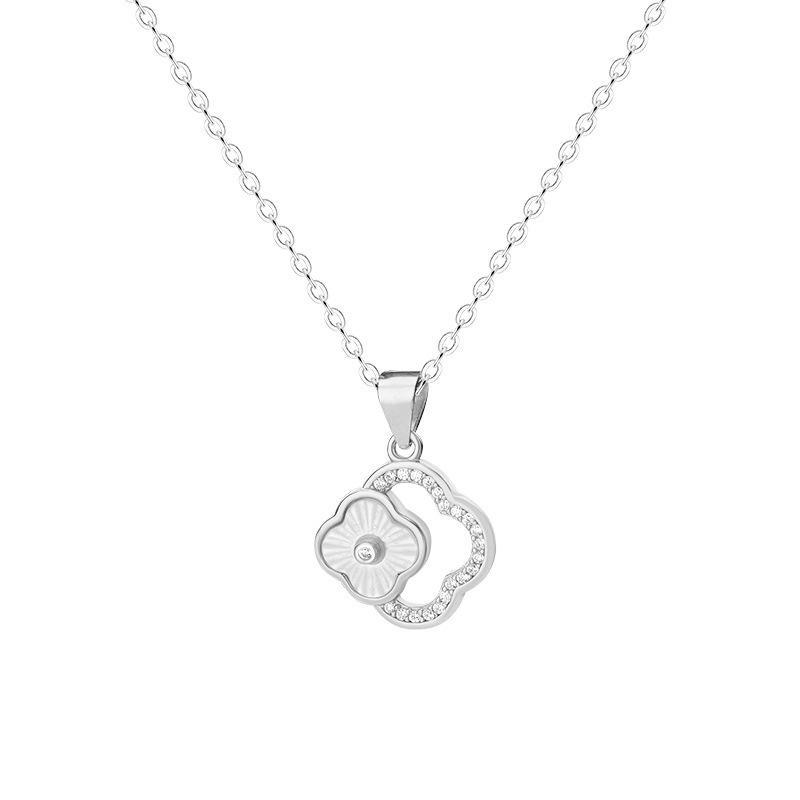 Flower Necklace Chain, Light Luxury, High-end Feeling, Sweet Collarbone Chain, Niche Design Sense, Female Neck Ornament