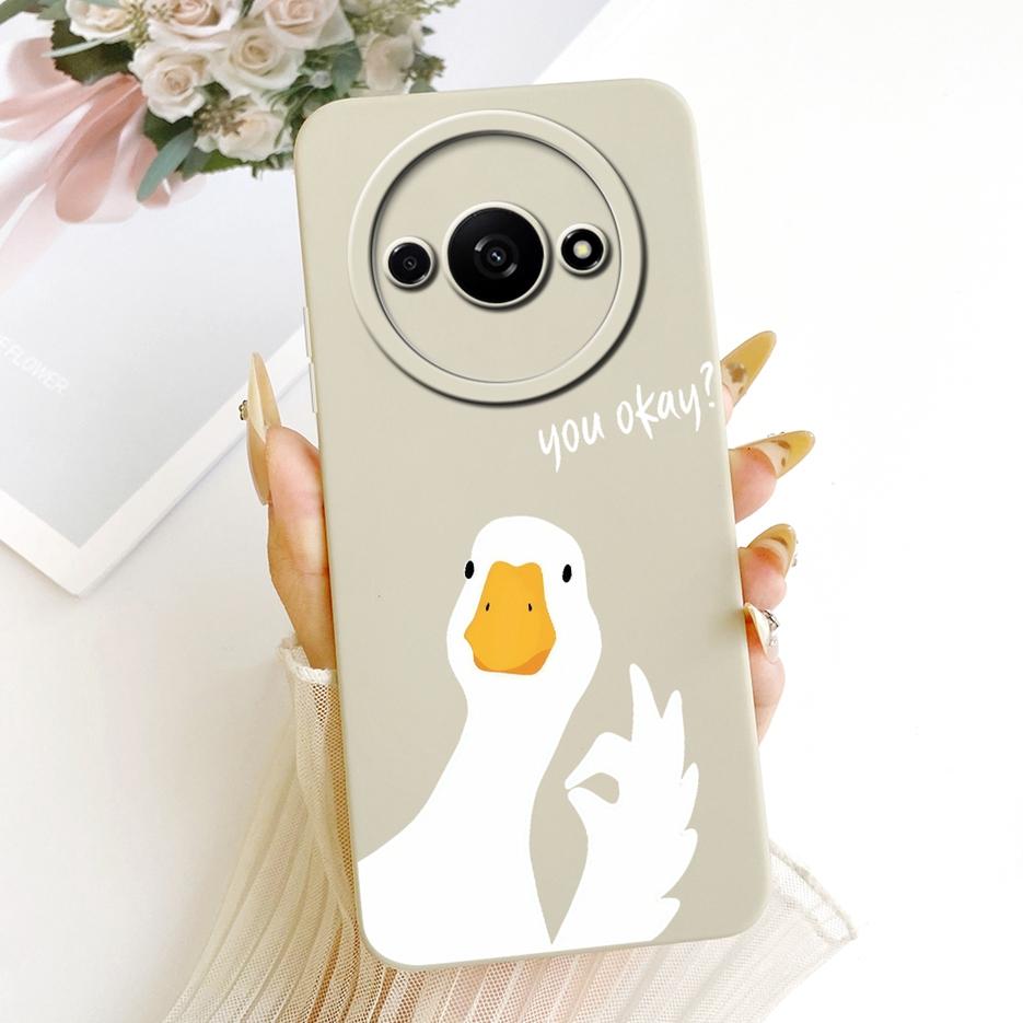 Für Xiaomi Redmi A3 A4 Hülle Redmi A3x Niedliches Kaninchen Cartoon Cover Weiche TPU Handyhülle Für Xiaomi Redmi A3 Pro RedmiA3 RedmiA4 Taschen