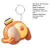 Mini Butt Keychain with Fart Sound Effect LED Light Anxiety Stress Relief Lighted Butt Key Ring Backpack Handbag Hanging Decoration