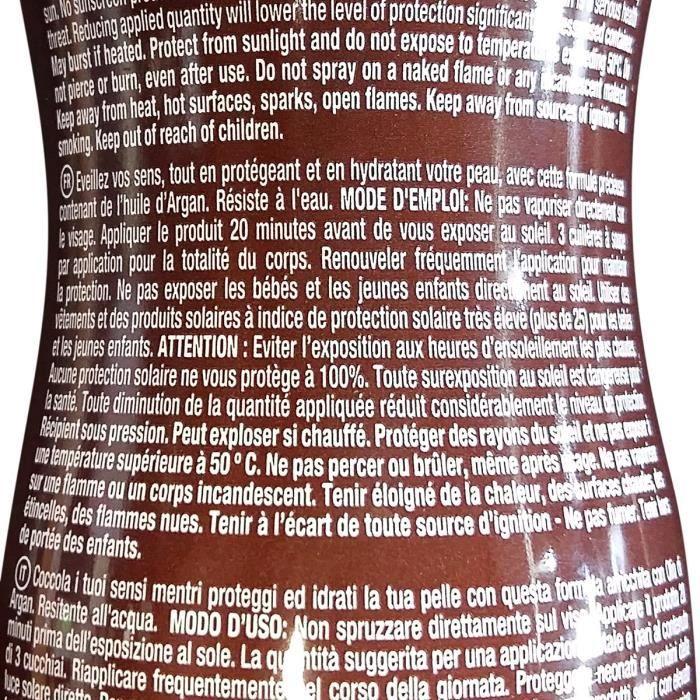 HAWAIIAN TROPIC Brume D'huile Sèche D'argan - SPF 15 - 177 Ml