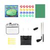 Golf Chipping Game Mat Set, Dart Practice Golf Hitting Training Mat for Adult Indoor Outdoor, Backyard Play Equipment