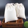 Eco-Friendly Cotton Canvas Drawstring Bag for Rice, Flour, and Custom Logo Advertising