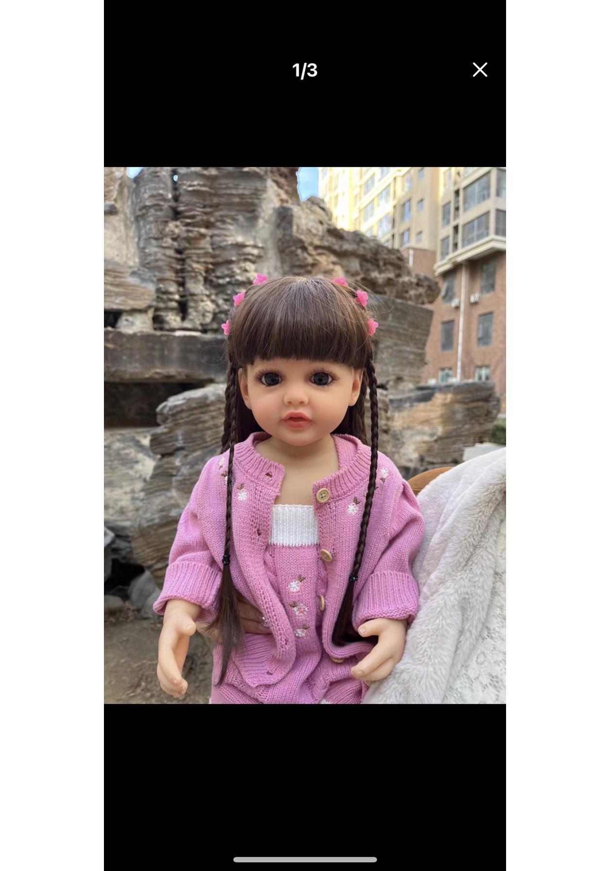 55cm Full Silicone Realistic Reborn Doll, Betty
