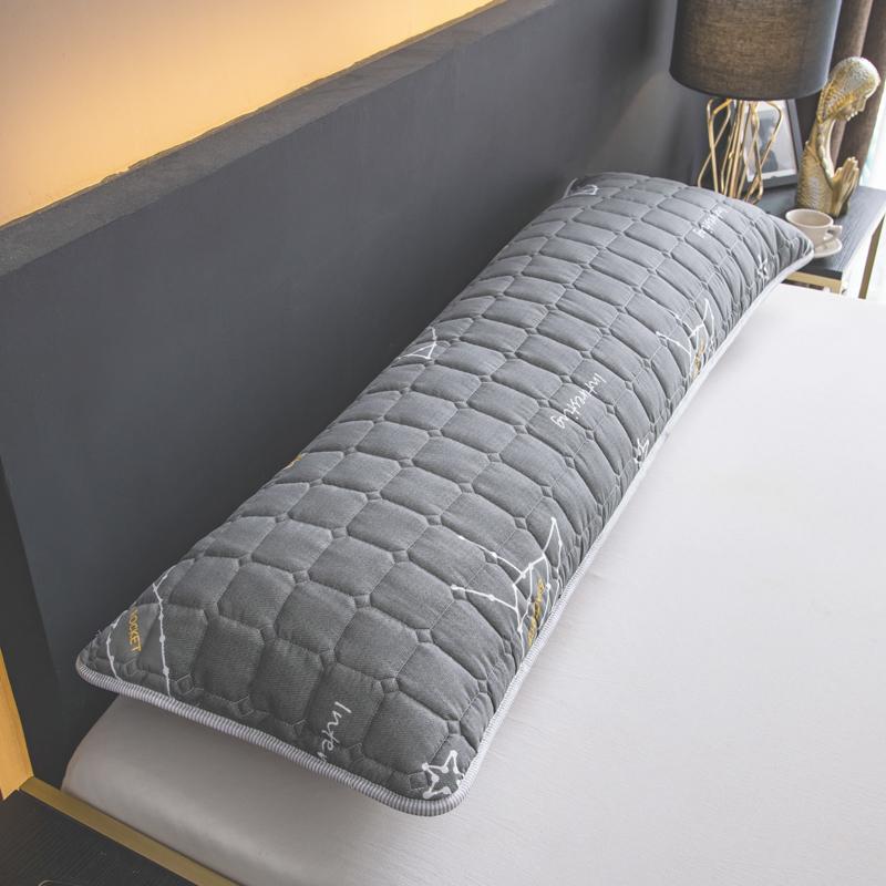 120/150/180 cm Jednostranný prošívaný dlouhý povlak na polštář Kreslený tištěný krásný dekorativní tělový povlak na polštář pro domácí hotel