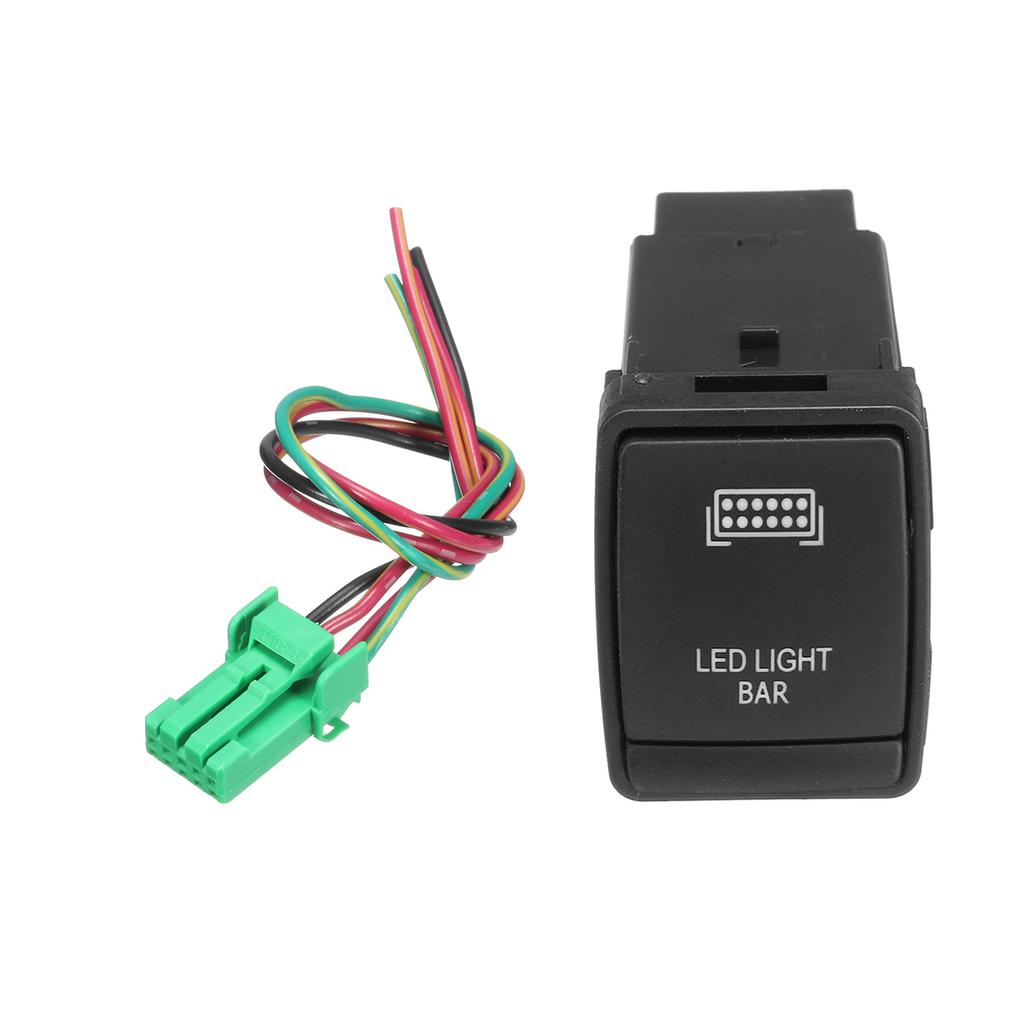 12V 3A LED-Licht Druckschalter LED-Lichtleiste / Scheinwerfer Wippschalter für Nissan Navara NP300 Pathfinder X-Trail