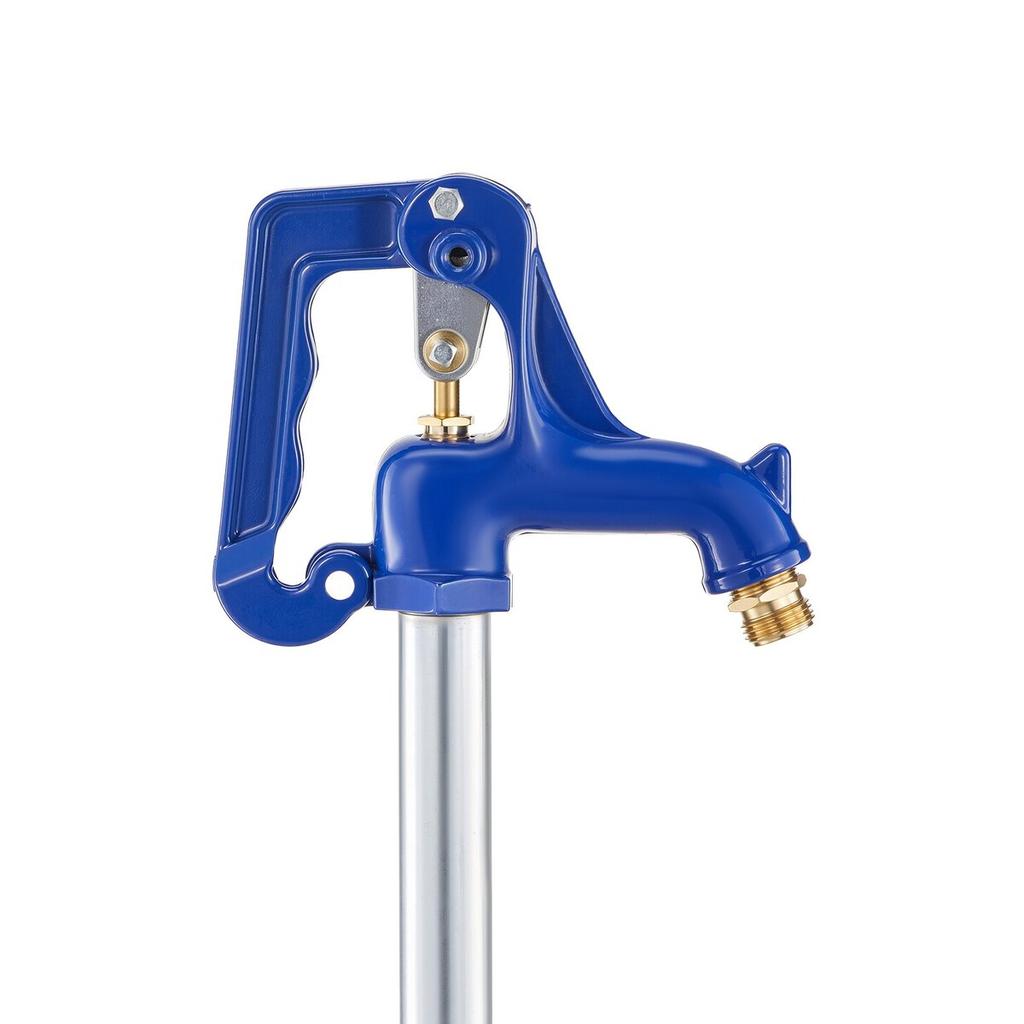 Robinet d'extérieur résistant au gel, Robinet d'extérieur antigel de 1595 mm avec profondeur d'enfouissement de 914,4 mm, Raccordement de tuyau G 3/4" et raccord pour tuyau d'arrosage, Sans plomb Antigel