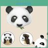 Cute Panda Mask For Halloween And Cosplay Parties High-quality Pu Material