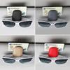 Meltryllis Sunglasses Car Sunglasses Sun Visor Glasses Card PU Leather Protects Glasses for Safe Easy Car Protects Magnetic Closure Holder, Clip,