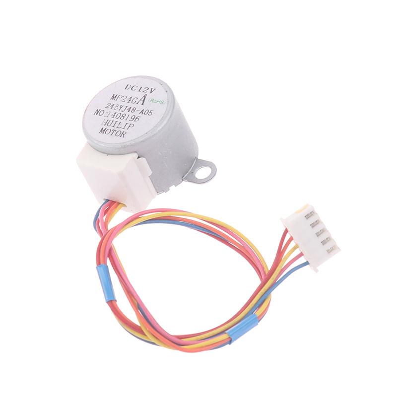 Ratio 64:1 For Single Chip Microcomputer/Camera Monitoring 4-Phase 5-Wire Dc Gear Stepper Motor 12V 24Byj48 Reduction Motor