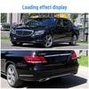 Front & Rear Bumper Chrome Trim for Mercedes-Benz: E180, E200, E260, 300L