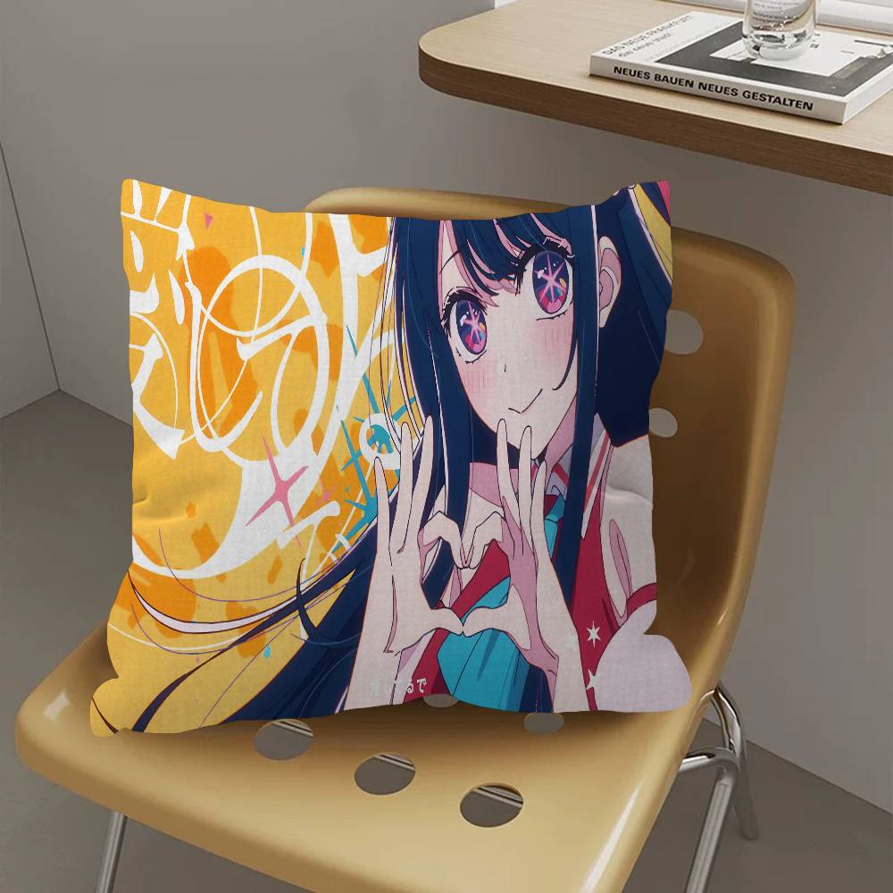 Anime O-Oshi N-No Ko Kissen Anime Kissen Sofa Bett Kopfkissenbezug Kissenbezug 45x45 cm Mode