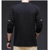 Men's Long-Sleeve Ice Silk Stretch Sports T-Shirt for Spring/Summer Fitness and Casual Wear