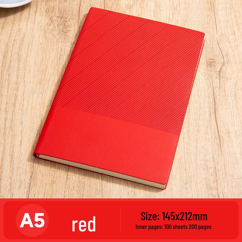Custom A5 Soft Leather Notebook Gift Set - Elegant Business Stationery with Logo
