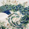 [Gorgeous Bedding] Gorgeous Peacock 3D Printed Green Bedding Sets Full Size Quilt Cover Set 1 Comforter Cover 2 Pillow Cases