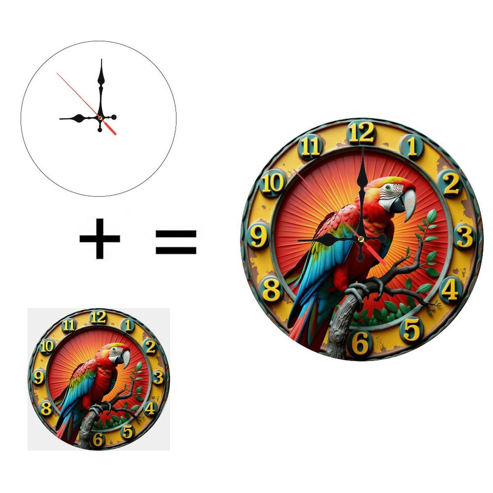 25x25cm Wood Wall Clock that is a Long-Term Investment in Home Beauty and Function (White,25*25cm/9.843*9.843inch) белый