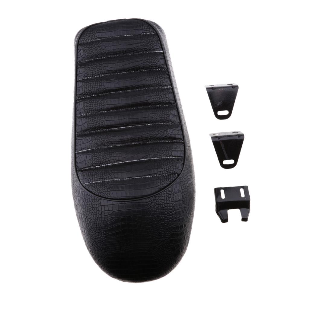 

Universal Vintage Cafe Racer Saddle with Motorcycle Mounting Bracket чёрный