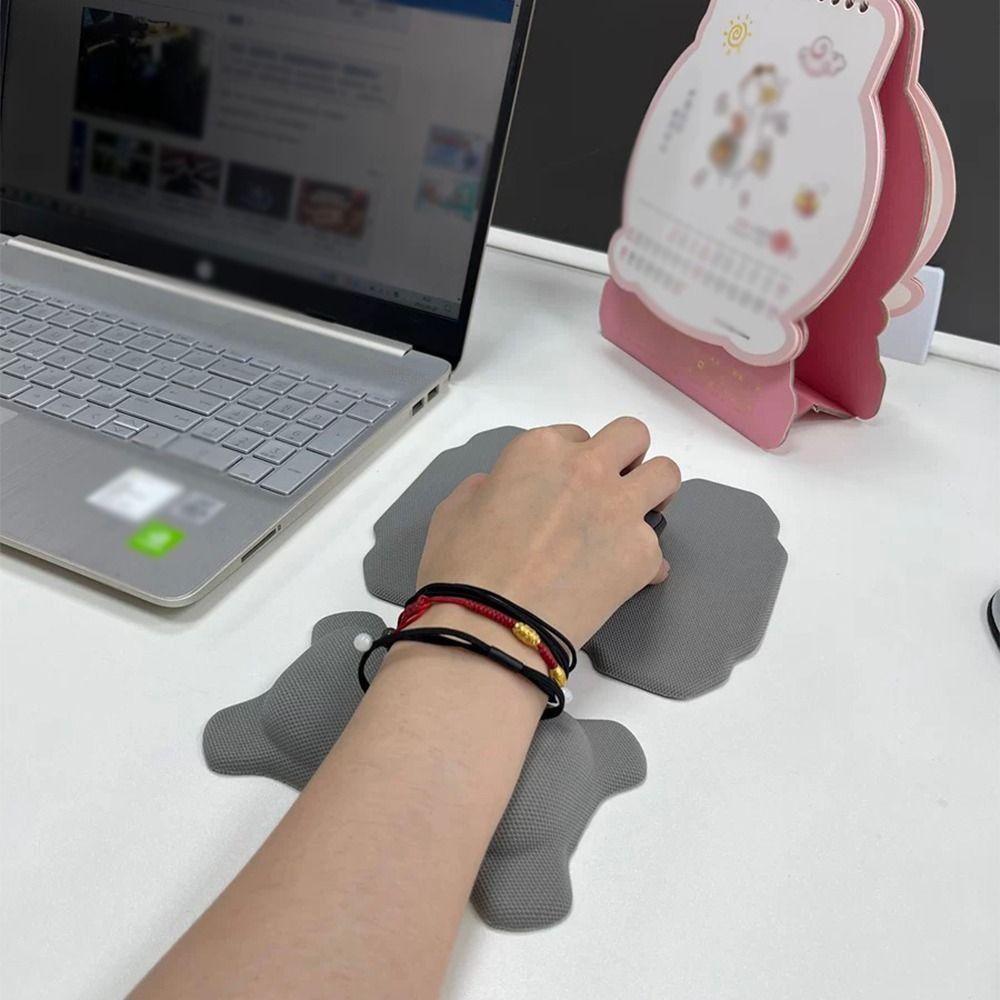 1/2pcs Slow Rebound Mouse Wrist Support Pad Ergonomic Keyboard Hand Cushion Desktop Accessories