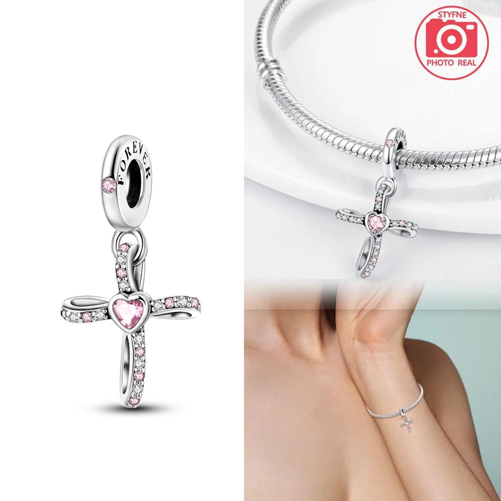 Charms Plata Sparkling Bow Pendant Copper Colors For Charms Copper Colors Original Bracelet For Jewelry Making