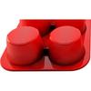 6 Cup Silicone Jumbo Muffin Pan Giant Silicone Cupcake Pan/Cups Deep Popover Pan Large Muffin Pans Baking Cheesecake Bites  D031