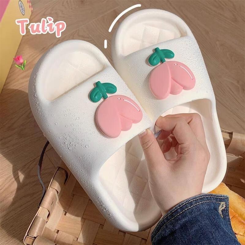 JINGRUIXIANGEVA Hello Kitty Soft Bath Slippers