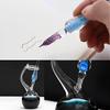 MIMIA Glass Bottle and Glass Pen Set for and Includes Dip Pen and Fountain Transparent Ink Bottle Signature, Calligraphy, Art, Painting, Decoration,