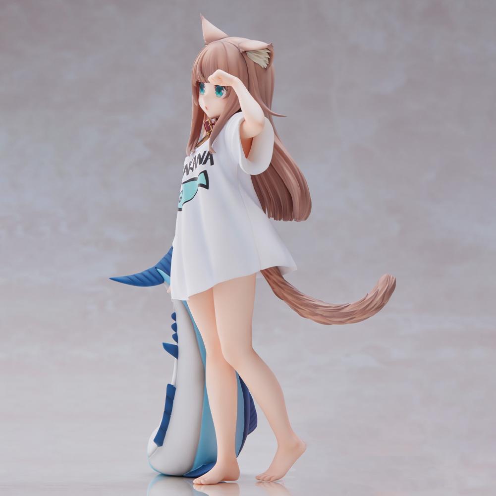 Anime Figure My girl Kinako figurine Standing posture Dress up a cat Action figure cat Toy Model Collection Desk ornament Gift