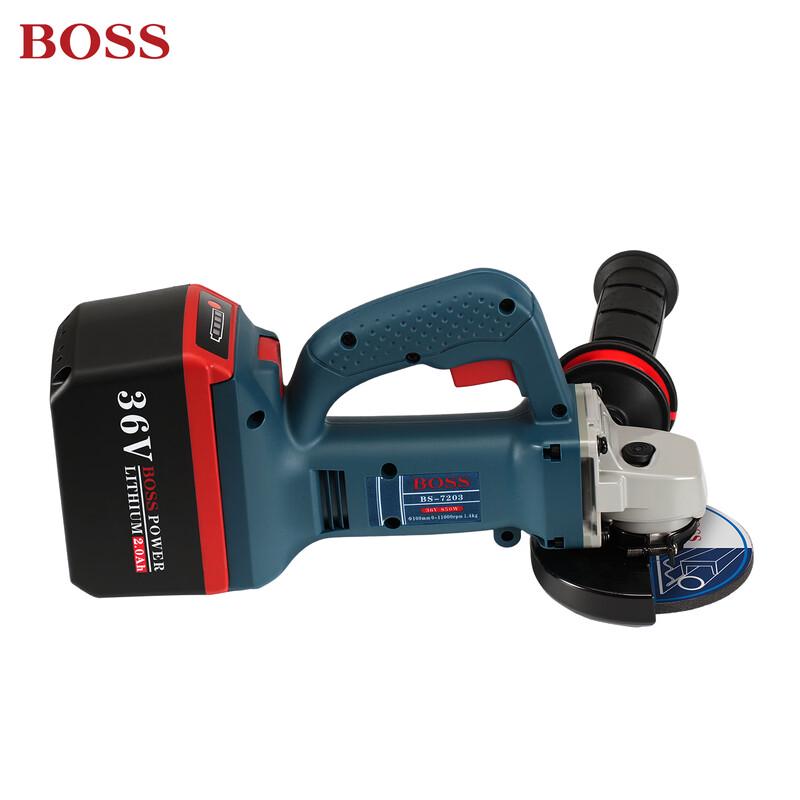 BOSS BS-7203(m10) Cordless Angle Grinder and Polisher CN plug (adapter included)