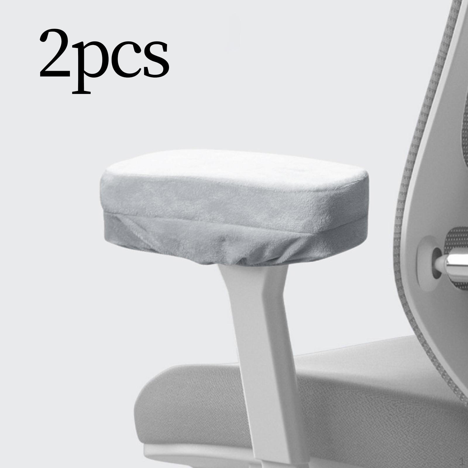 Чехол на подлокотник чехол для кресла чехол для игрового стула подушка для локтей и предплечий серый 1459₽