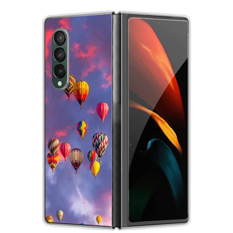 Etui na Samsunga Z Fold 5 Słodkie Modne Twarde Przezroczyste Etui na Telefon dla Samsunga Galaxy Z Fold5 5G ZFold 4 6 5G Powłoka Ochronna ZFold6