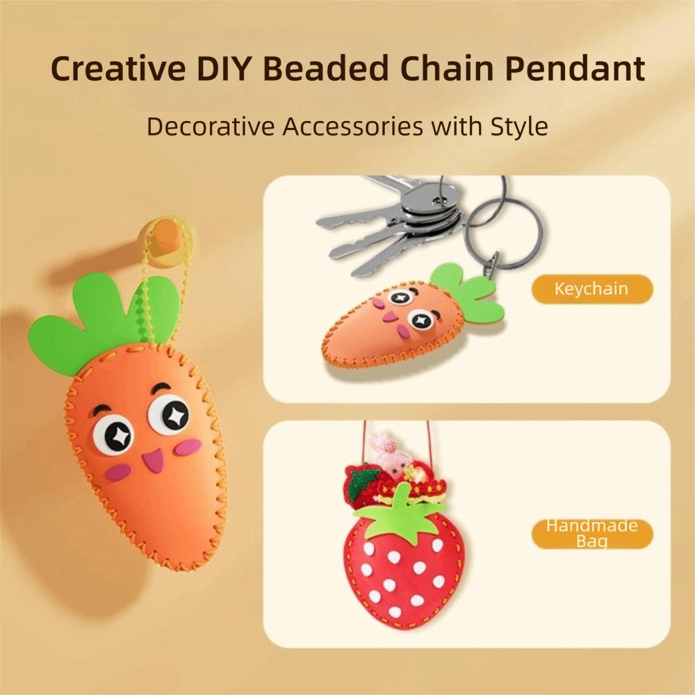5Pcs EVA Beginner Sewing Set Handmade Kids Art Toys Creative DIY Sewing Kit  for Kids