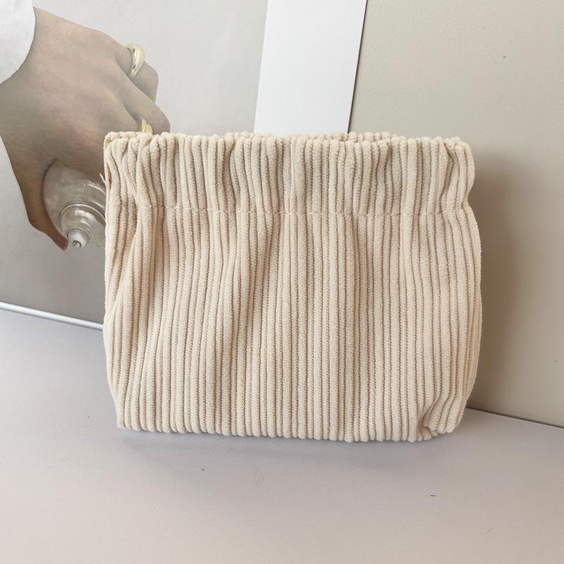 2023 Damen Cord Kordelzug Münzbörse & Kosmetiktasche