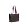 New COACH Gallery Coated Canvas With Leather Tote Bag Shopping Bag Handbag Shoulder Bag Large Size Women's Brown & Dark Red 79609-IMV7U