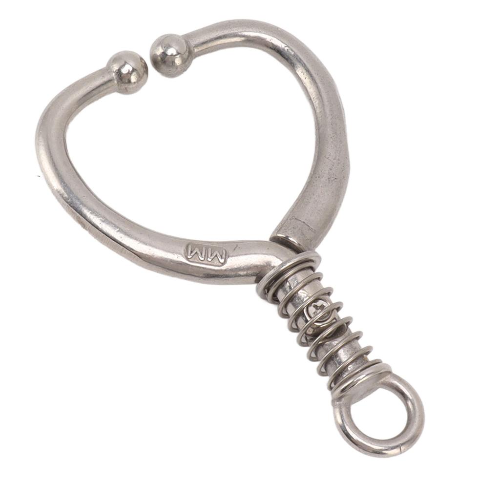Cattle Nose Ring Durable Stainless Steel Cattle Ring Spherical Cattle Ring Clamp Traction for Home