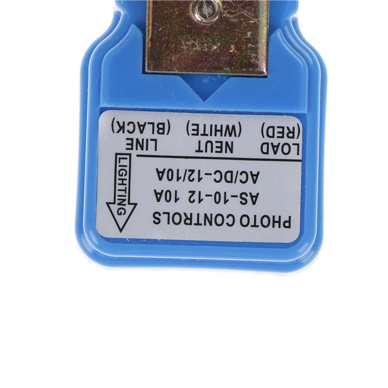 Auto On Off Street Light Switch Photo Control Sensor For Ac 12V 10A 50-60Hz