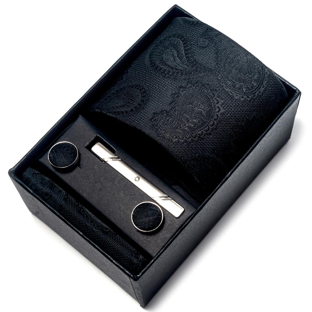 1200-Pin Men'S Tie Net Color Gift Box Tie Set Group Business Dress Wedding Tie Factory