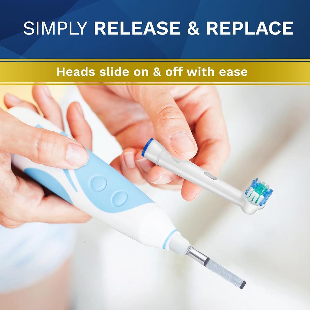 Toothbrush Heads Compatible with Oral B - 16 Pack Aster Toothbrush Head Compatible with Oral