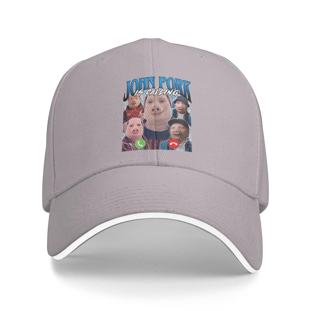 John Pork Is Calling Answer Call Phone Sun Baseball Cap  Spring Classic Hip Hop Hats For Unisex Women Hiking Fishing Snapback Cap