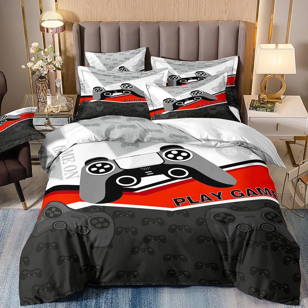 Cartone Animato Gioco Carino Aphmau con Ali Set Letto Ragazzi Ragazze Misura Singola Queen King Copripiumino Federa Letto ragazzi Adulti