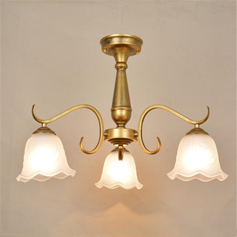 

Люстры в стиле ретро с художественной росписью из железа для гостиной, столовой, кабинета 3 headlights