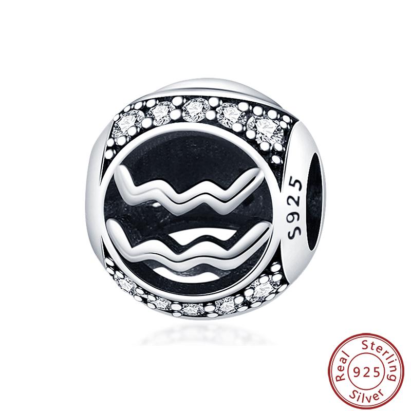 Lucky Copper Craft Birthday Zodiac Series Colorful Shining Zircon Lucky Beads Charms 3Mm Diy Exquisite Jewelry Making