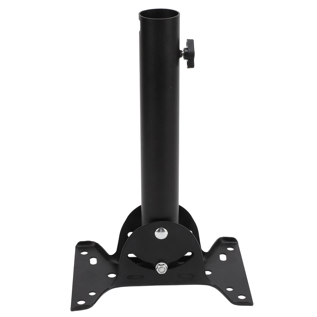 Satellite Roof Mount Kit Black Stainless Steel Weather Proof Satellite Pole Mounting Bracket for Starlink V2 for