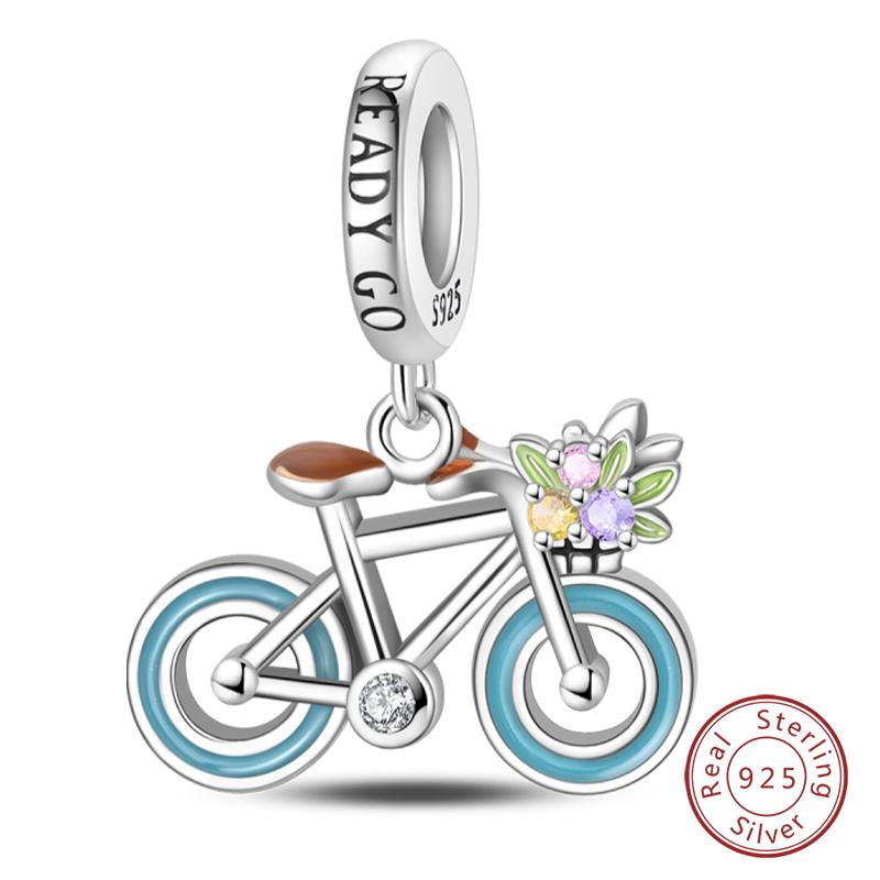 Copper Blue Purple Butterfly Perfume Bottle Starry Sky Air Balloon Charms Beads Fit Diy Bracelets Jewelry