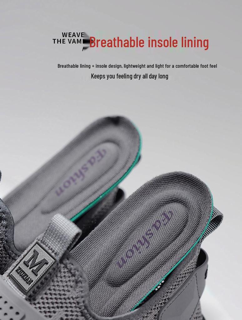 Men's Versatile Slip-On Mesh Casual Sports Shoes