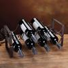 Stackable Iron Wine Rack - Modern Creative Display for Multiple Bottles