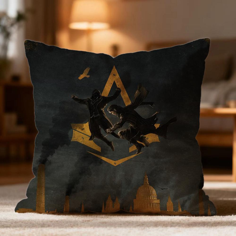 Модная Наволочка Assassin s Creed Мягкая Стирка Многоцелевая для Дивана Кровати Путешествий Офиса 30cmx30cm