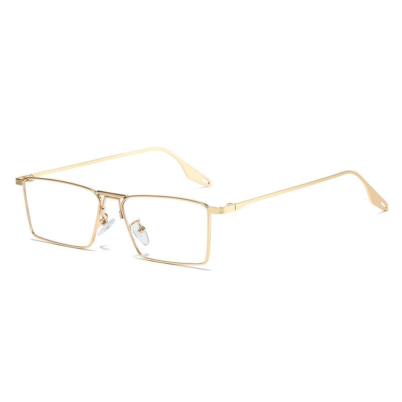 Luxury Square Sunglasses Women Brand Designer Rectangle Green Sun Glasses Fashion Vintage Metal Frame Eyewear Uv400