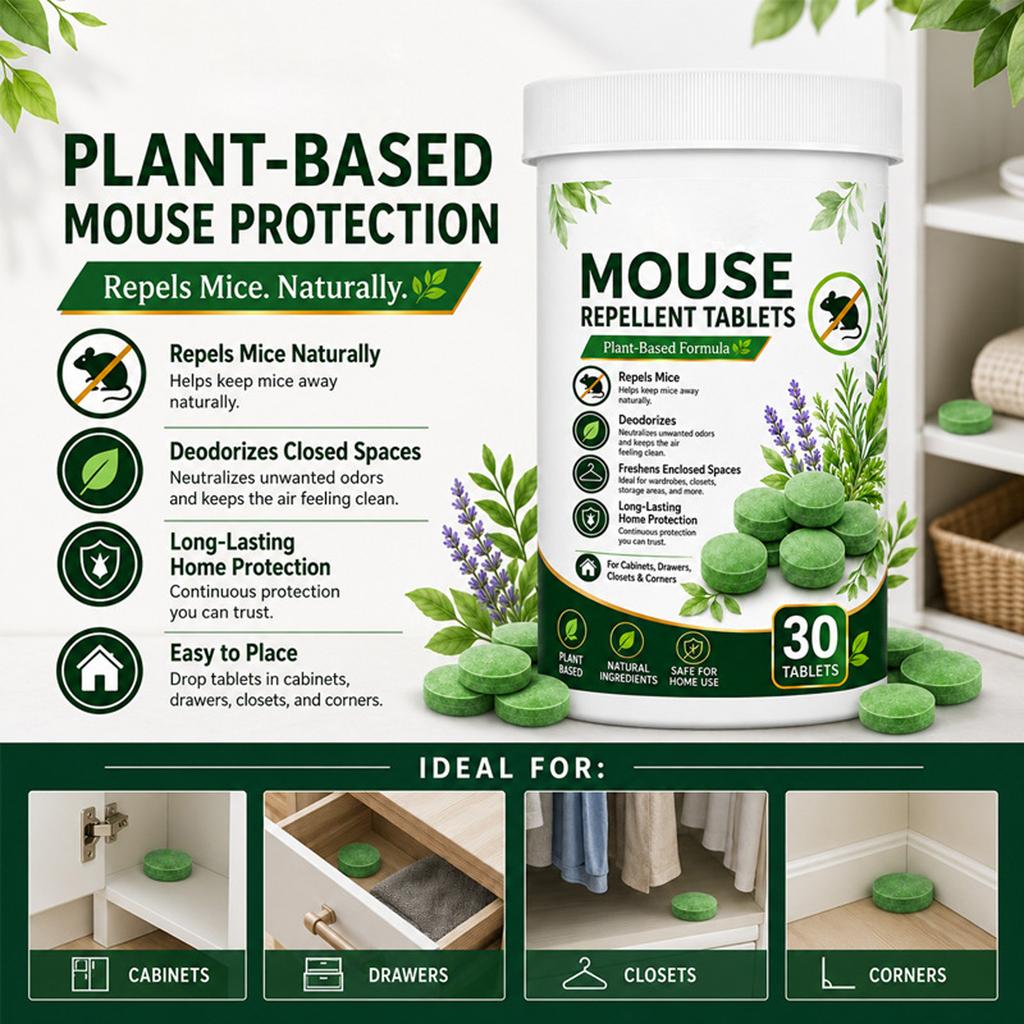 Long-Lasting Pellets, Effective for Home and Garden, Indoor Outdoor Use, Odorless, Keep Mice and Rats Away