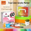 Vivid Liquid Soft-Tip Acrylic Marker for Student Art - Opaque, Layerable & Washable